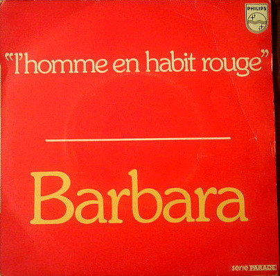 Accords et paroles L'homme en habit rouge Barbara