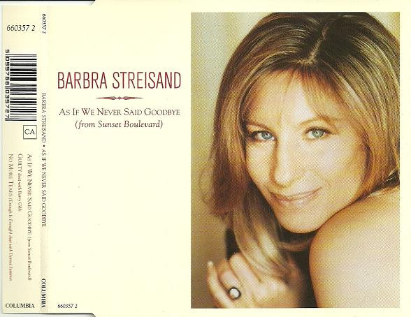 Accords et paroles As If We Never Said Goodbye Barbra Streisand