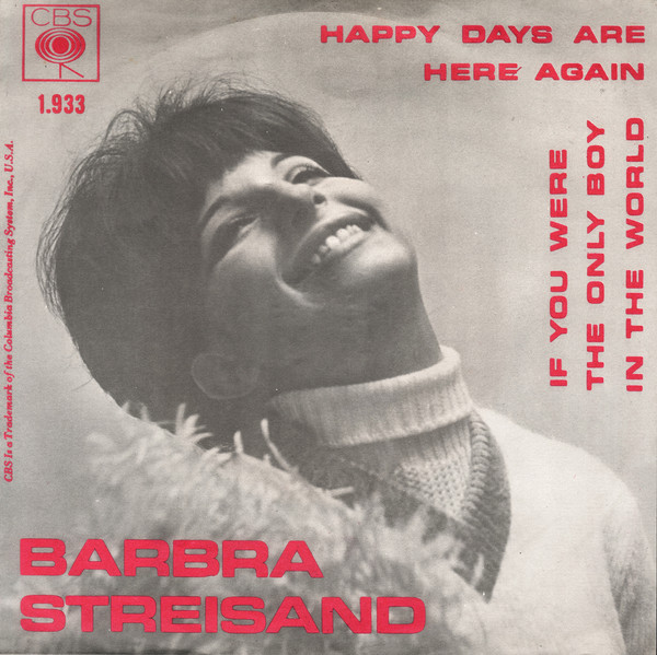 Accords et paroles Happy Days Are Here Again Barbra Streisand