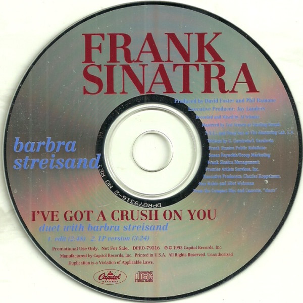 Accords et paroles I've Got A Crush On You Barbra Streisand