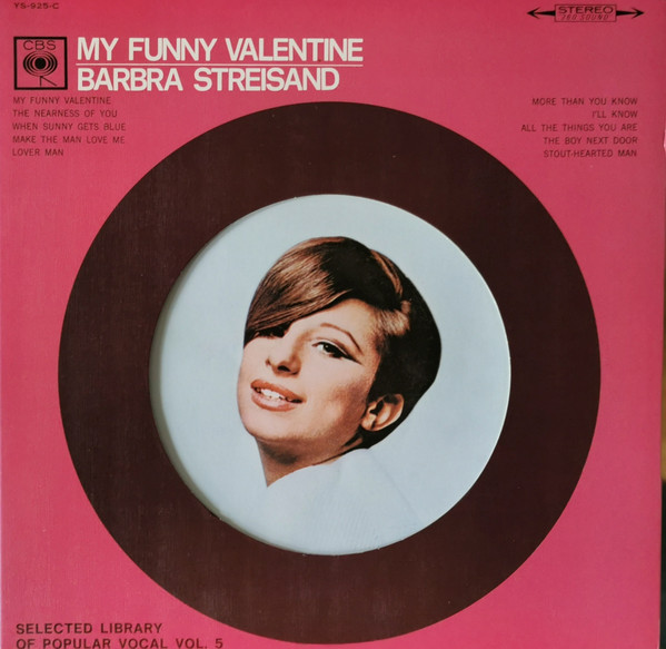 Accords et paroles My Funny Valentine Barbra Streisand