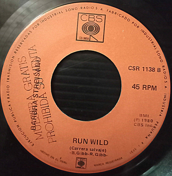 Accords et paroles Run Wild Barbra Streisand
