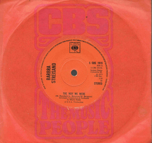 Accords et paroles The way we were Barbra Streisand