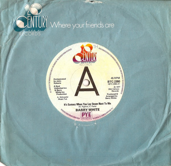 Accords et paroles Ecstasy Barry White