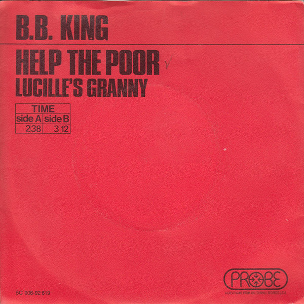 Accords et paroles Help The Poor B.B. King