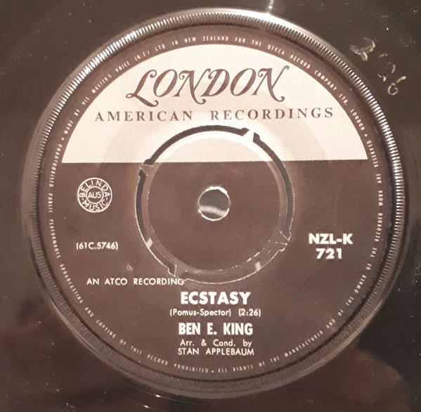 Accords et paroles Ecstasy Ben E. King