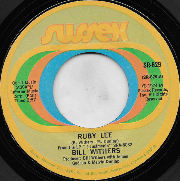 Accords et paroles Ruby Lee Bill Withers