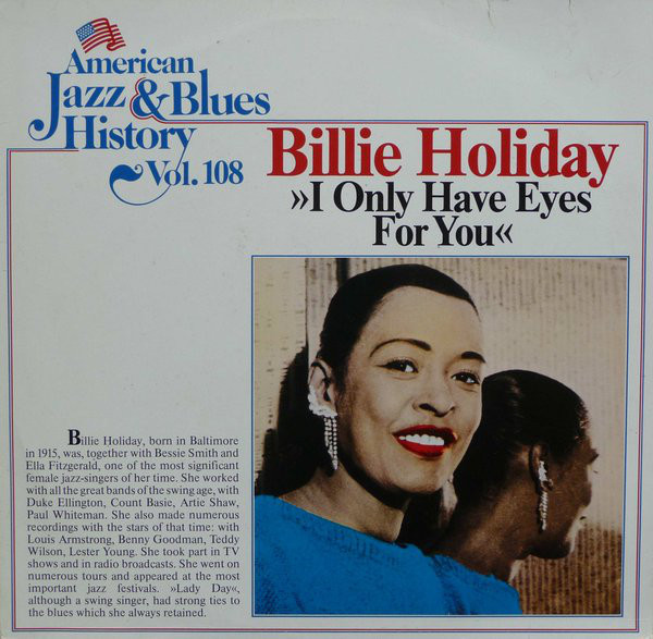 Accords et paroles I Only Have Eyes For You Billie Holiday