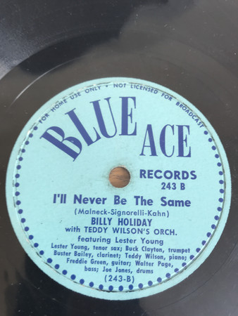 Accords et paroles I'll Never Be The Same Billie Holiday