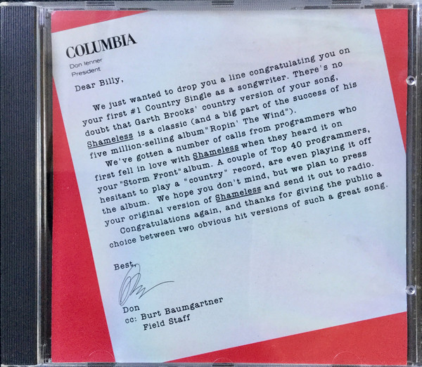 Accords et paroles Shameless Billy Joel