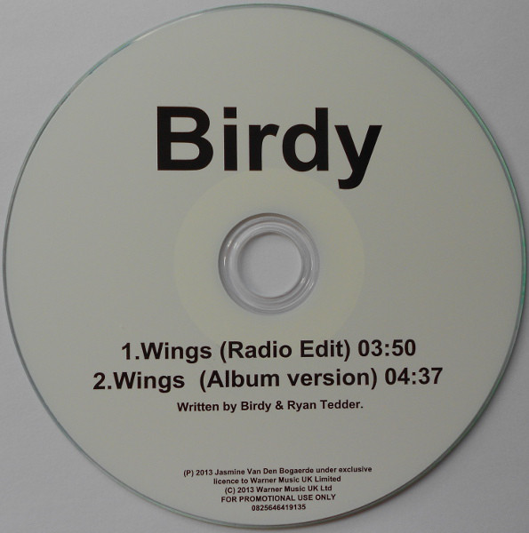 Accords et paroles Wings Birdy
