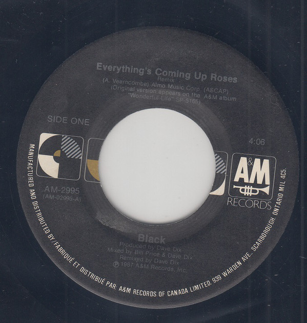 Accords et paroles Everything's Coming Up Roses Black