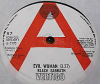 Accords et paroles Evil Woman Black Sabbath