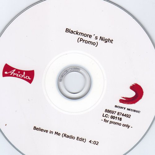 Accords et paroles Believe In Me Blackmore's Night