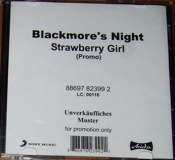 Accords et paroles Strawberry Girl Blackmore's Night