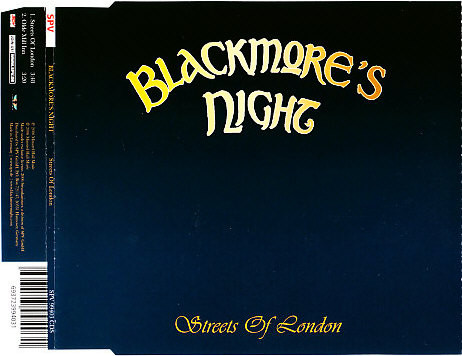 Accords et paroles Streets Of London Blackmore's Night