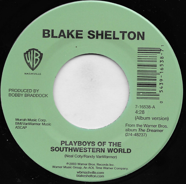 Accords et paroles Playboys Of The Southwestern World Blake Shelton
