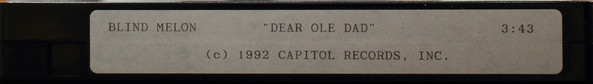 Accords et paroles Dear Ol Dad Blind Melon