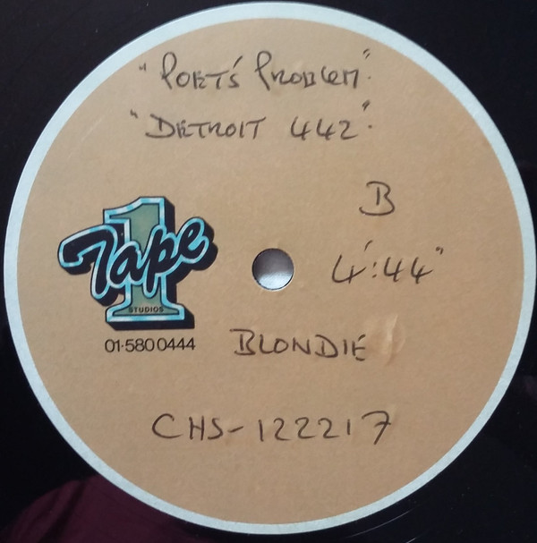 Accords et paroles Detroit 442 Blondie