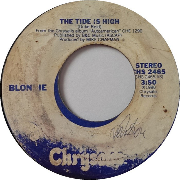 Accords et paroles The Tide Is High Blondie