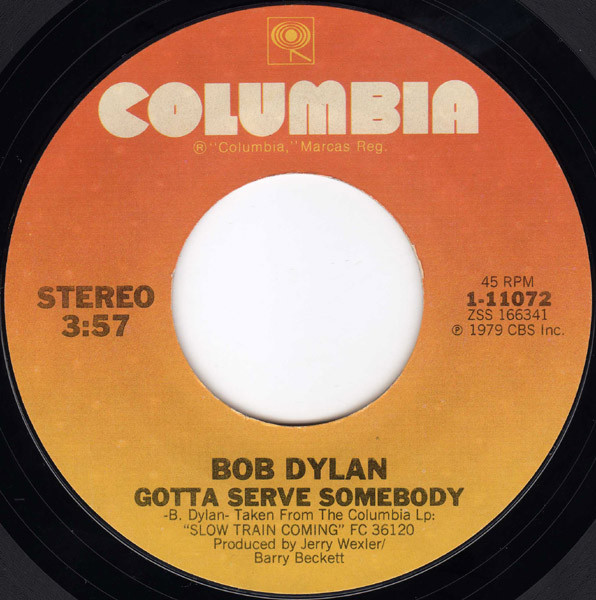 Accords et paroles Gotta Serve Somebody Bob Dylan