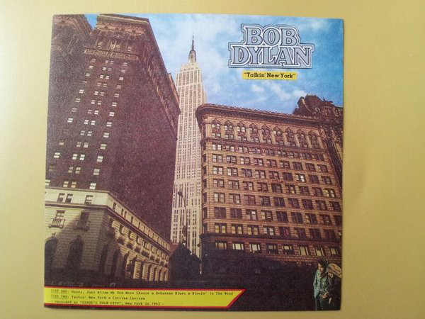 Accords et paroles Talkin New York Bob Dylan
