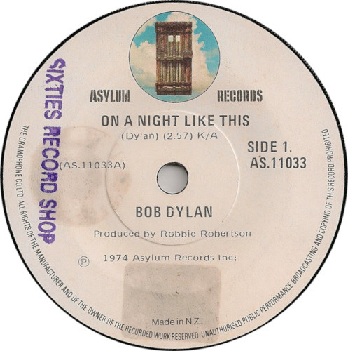 Accords et paroles You angel You Bob Dylan