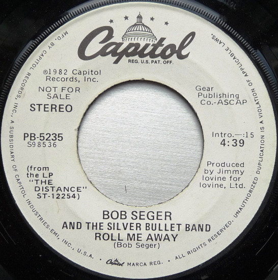 Accords et paroles Roll me away Bob Seger