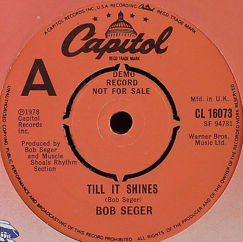 Accords et paroles Till It Shines Bob Seger