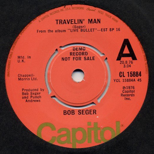 Accords et paroles Travelin Man Bob Seger