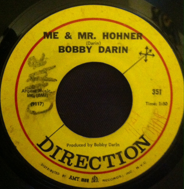 Accords et paroles Me And Mr Hohner Bobby Darin