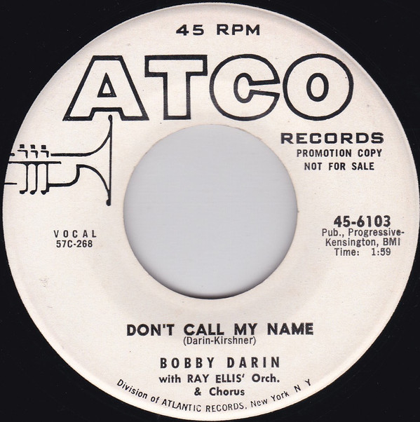 Accords et paroles Pretty Betty Bobby Darin