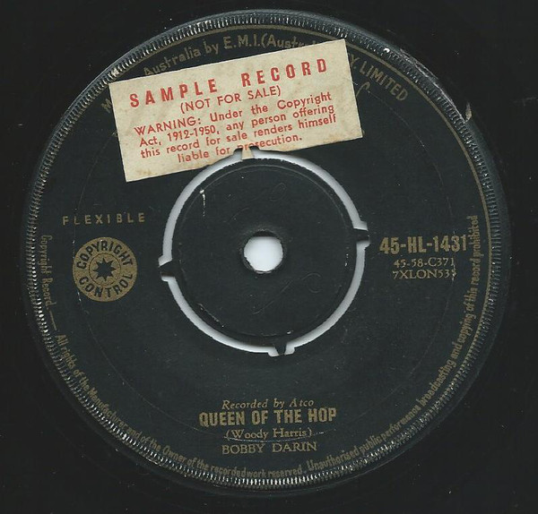 Accords et paroles Queen Of The Hop Bobby Darin