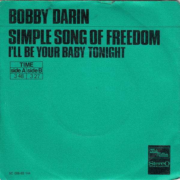Accords et paroles Simple Song of Freedom Bobby Darin