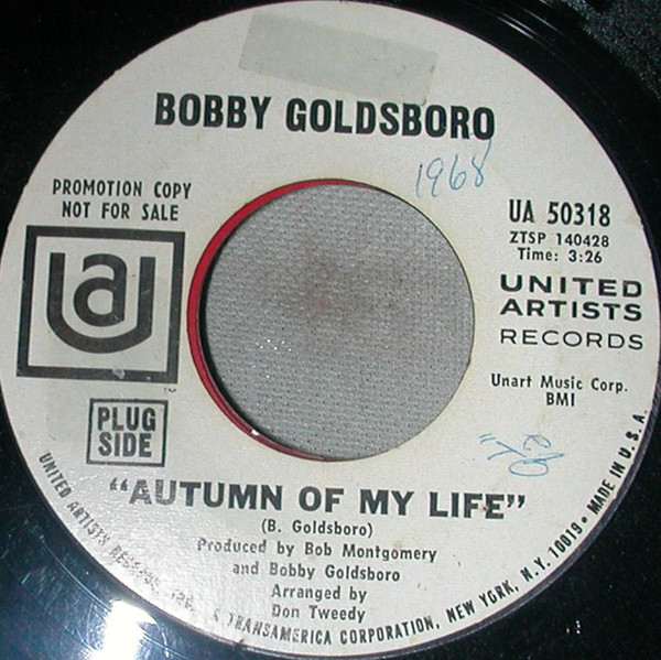 Accords et paroles Autumn Of My Life Bobby Goldsboro