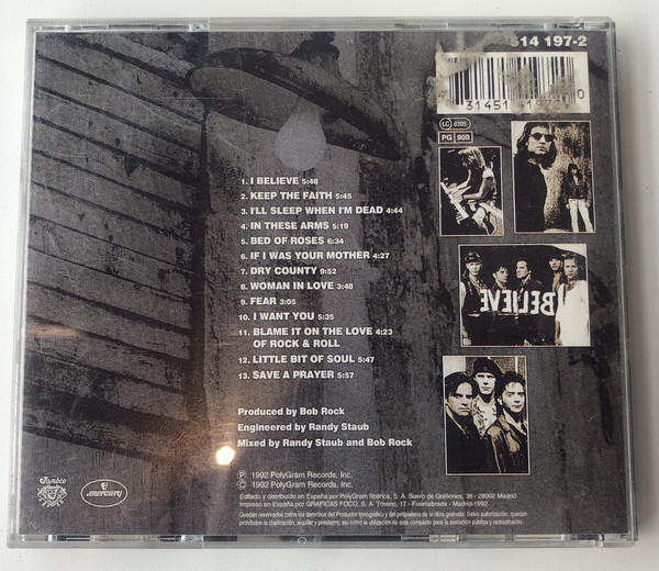 Accords et paroles Keep the Faith Bon Jovi