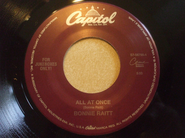 Accords et paroles All At Once Bonnie Raitt