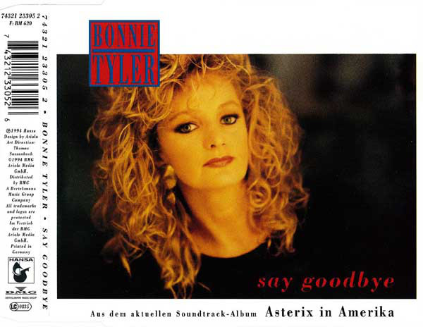 Accords et paroles Say Goodbye Bonnie Tyler