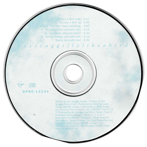 Accords et paroles Fly Like A Bird Boz Scaggs