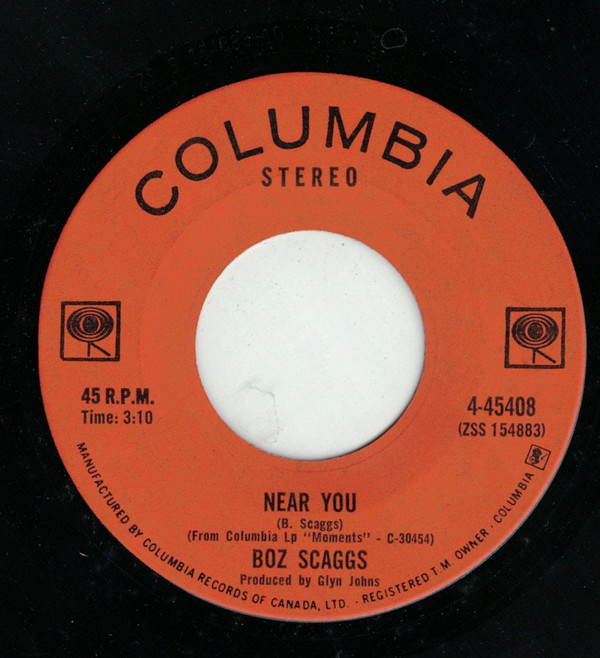 Accords et paroles Near You Boz Scaggs