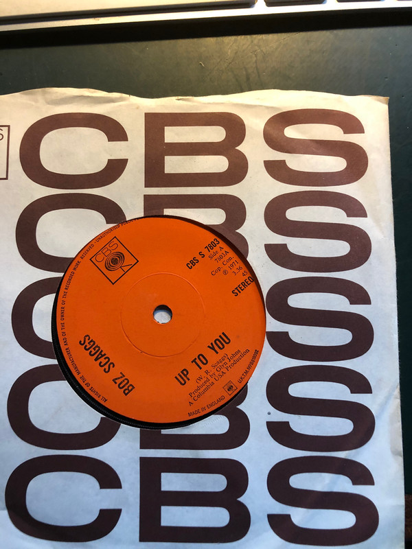 Accords et paroles Up To You Boz Scaggs