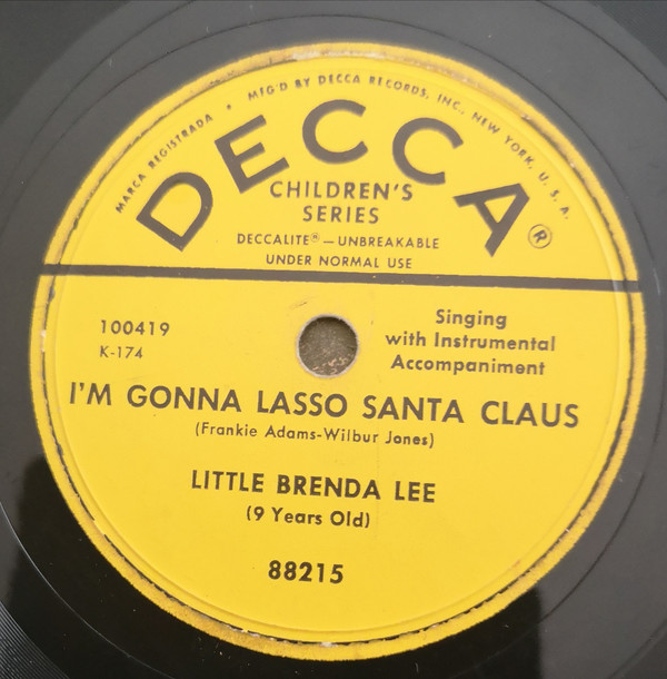 Accords et paroles Christy Christmas Brenda Lee