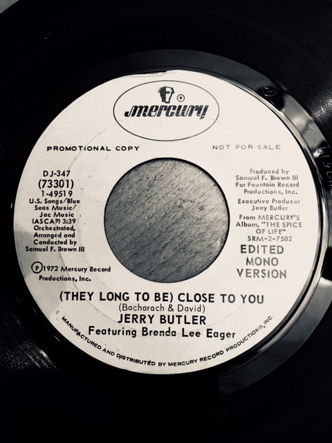 Accords et paroles Close To You Brenda Lee