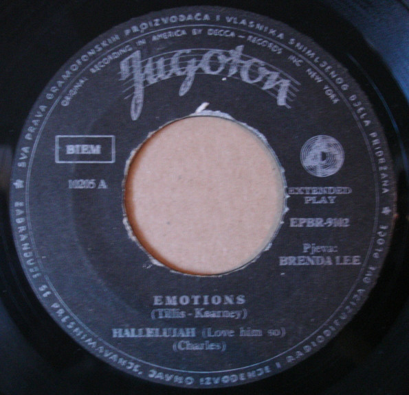 Accords et paroles Emotions Brenda Lee