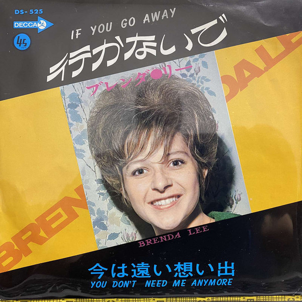 Accords et paroles If You Go Away Brenda Lee