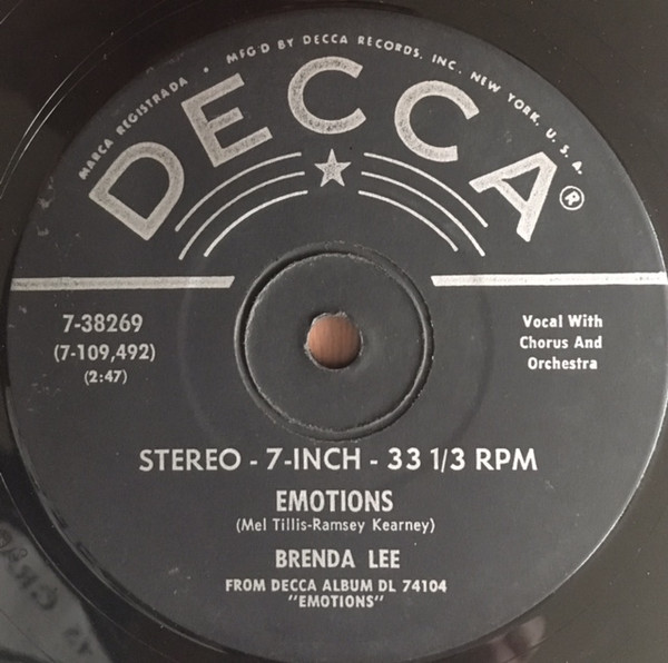 Accords et paroles Just Another Lie Brenda Lee