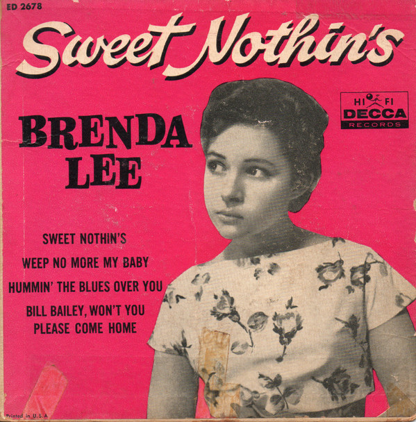 Accords et paroles Sweet Nothins Brenda Lee