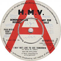 Accords et paroles I May Not Live To See Tomorrow Brian Hyland