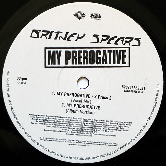 Accords et paroles My Prerogative Britney Spears