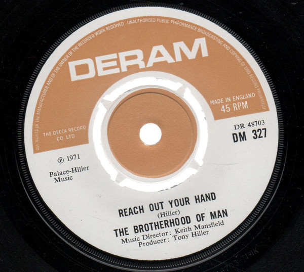 Accords et paroles Reach Out Your Hand Brotherhood of Man